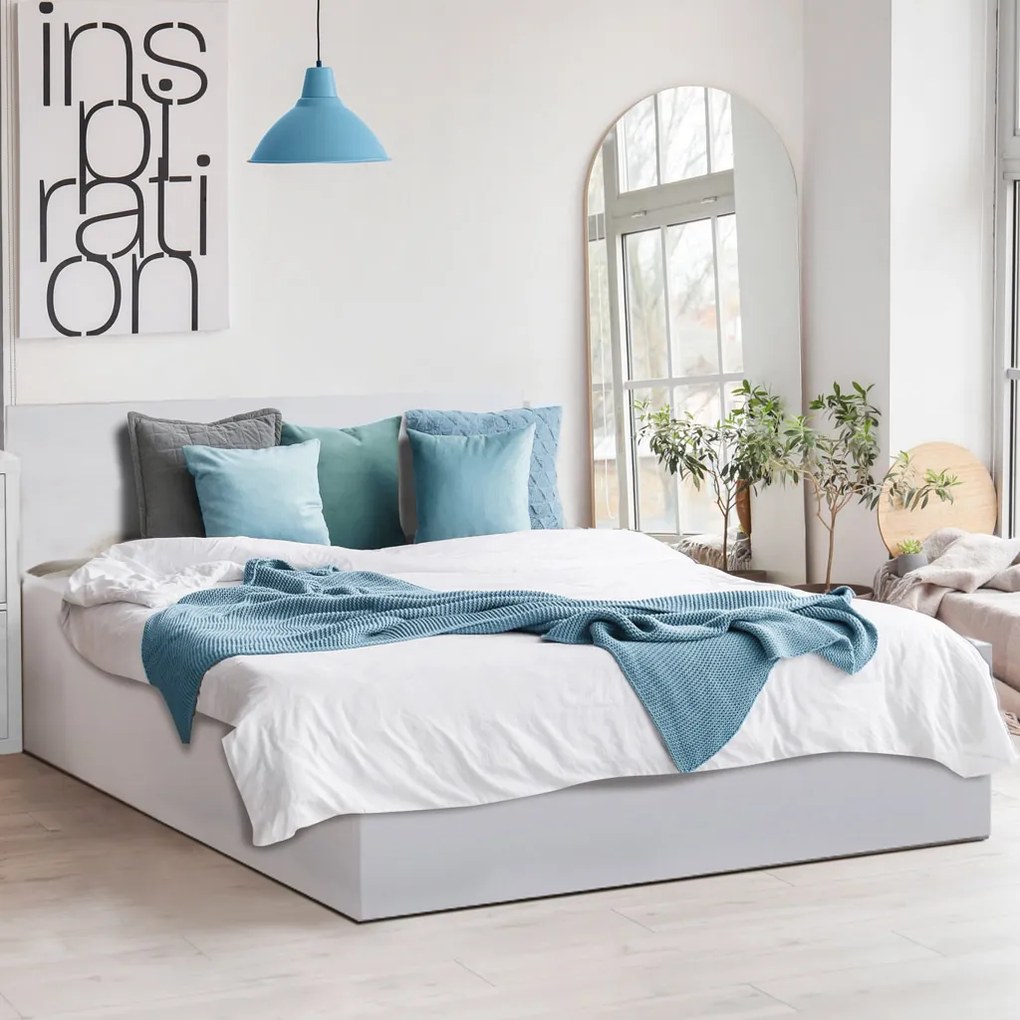 Posteľ SOFIA 120 x 200 cm, biela Rošt: S lamelovým roštom, Matrac: Matrac COCO MAXI 20 cm