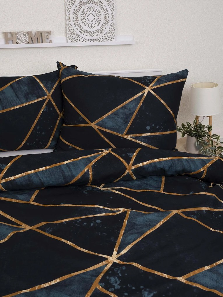 Predĺžené bavlnené obliečky Renforcé - Marco zelené