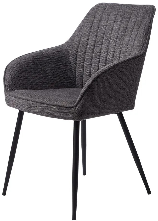 Tmavosivá jedálenská stolička Nolan – Unique Furniture