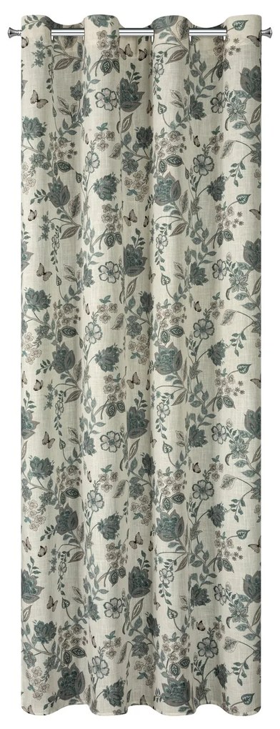 ZÁVES NA KRÚŽKOCH TALI 140X250 CM VZOROVANÁ