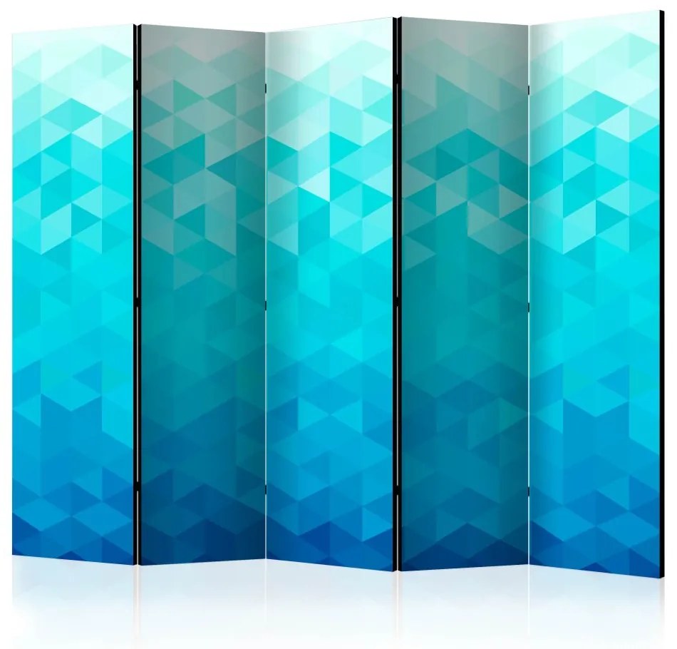 Artgeist Paraván - Azure pixel [Room Dividers]
