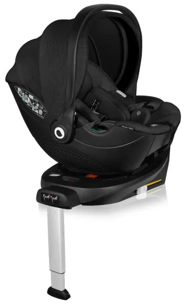 Lionelo - Autosedačka s otočnou základňou MOXIE SET i-Size 40-87 cm čierny karbón