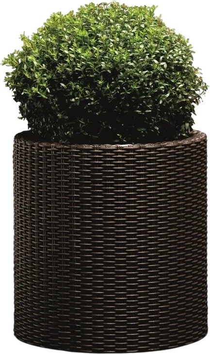 Keter kvetináč Cylinder L 39 l, hnedá