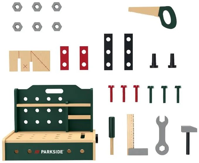 lupilu®  Drevený pracovný stolík (drevený pracovný stôl)  (100394304)