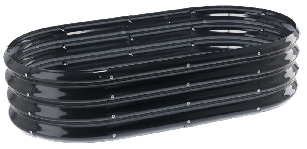 Vyvýšený záhon CANK 120 cm antracitový