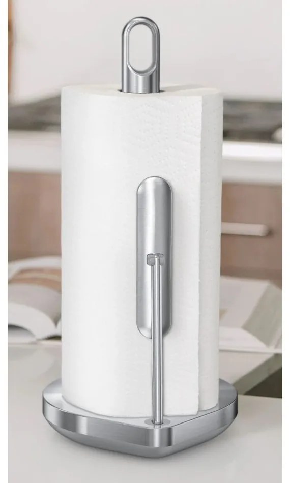 Simplehuman Držiak na papierové utierky, pre rolky do 17 cm, kefovaná nehrdz. oceľ