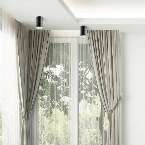 LED RGBW stmievateľné kúpeľňové bodové svietidlo TURYN 1xGU10/6W/230V IP44 čierne