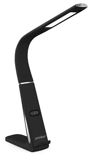 LED Stmievateľná stolná lampa s bezdrôtovým nabíjaním LORD EVO LED/8W/230V čierna