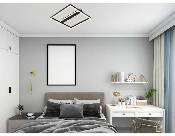 LED Stmievateľné stropné svietidlo LED/60W/230V 3000-6500K + diaľkové ovládanie