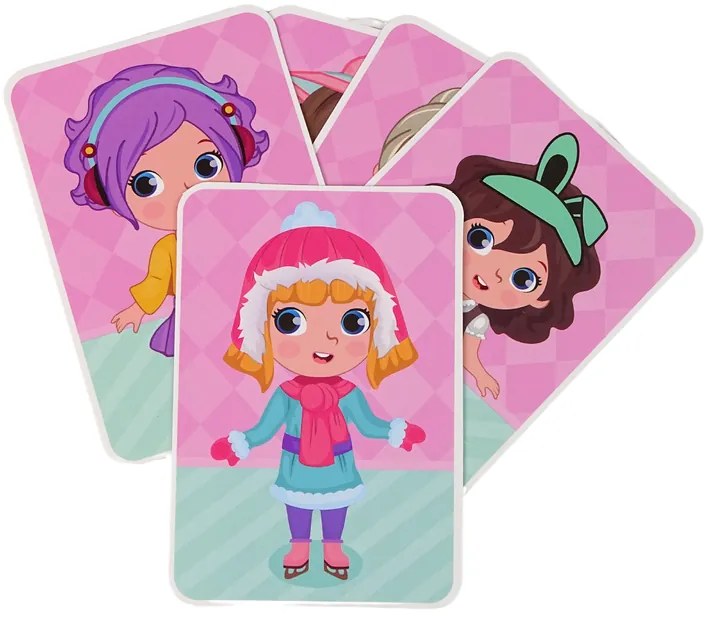 LEAN TOYS Magnetické puzzle v tvare knihy – Obliekanie