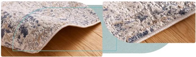 Koberec Pula Z285B svetlosivý / béžový