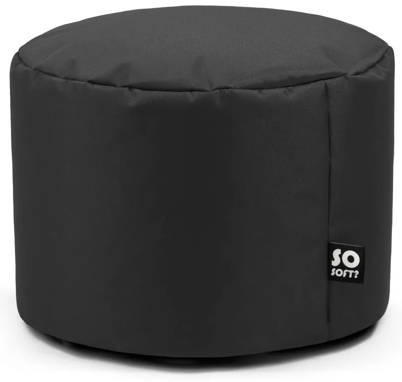 Sivý detský sedací vak Dot M – So Soft?