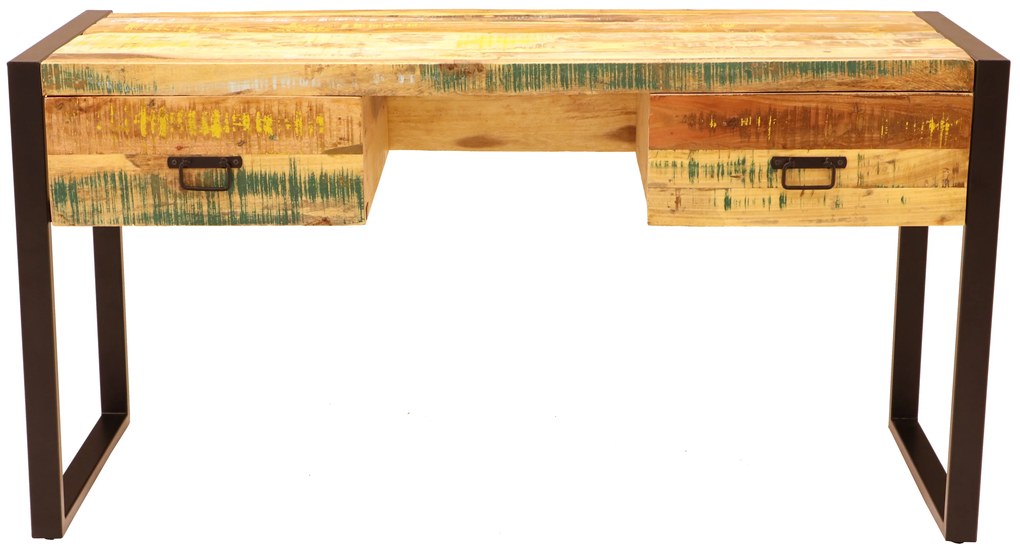 furniture-nabytek.cz - Písací stôl 160 cm z masívneho mangového dreva 160x70x76