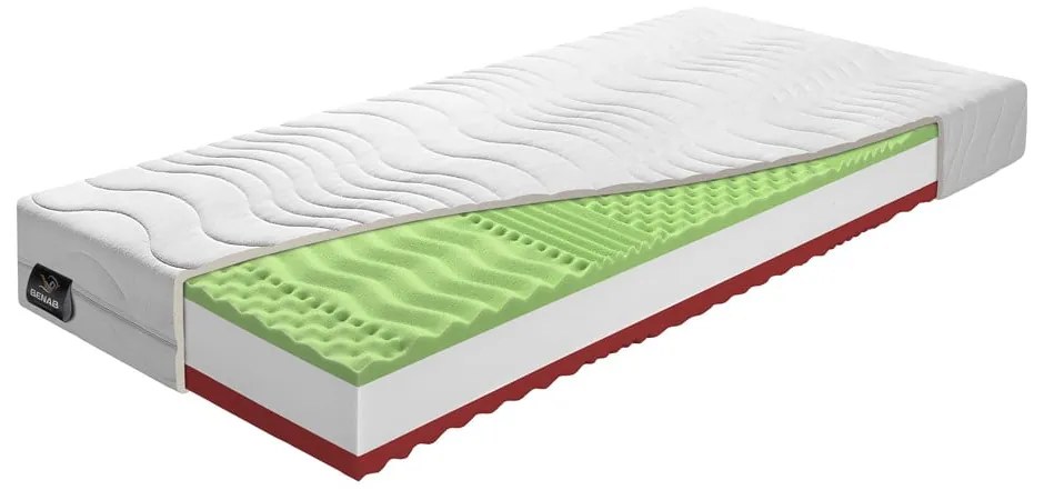 Tvrdý/stredne tvrdý penový obojstranný matrac 140x200 cm Pure Support – BENAB