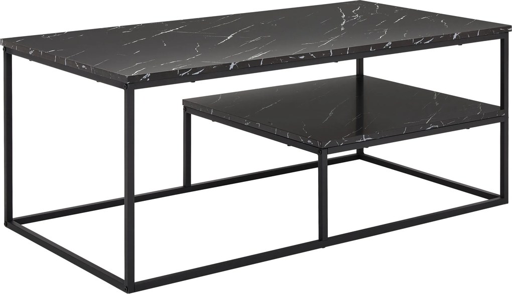 XXXLutz KONFERENČNÝ STOLÍK, antracitová, kov, kompozitné drevo, 110/60/45 cm MID.YOU - Stolíky do obývačky - 002798019802
