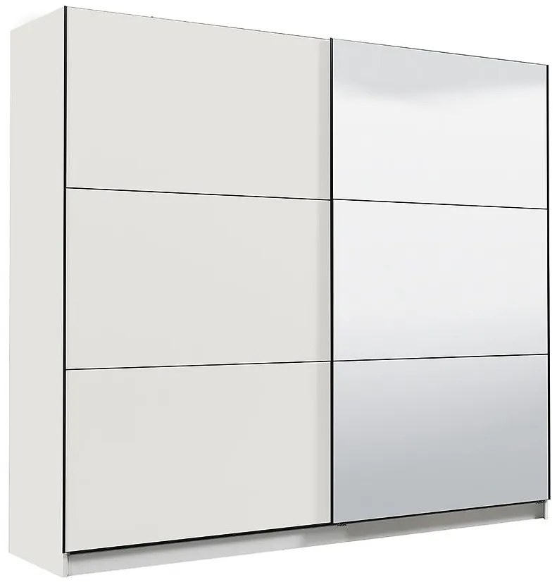 Skriňa Sierra 220 zrkadlo biely 11008286