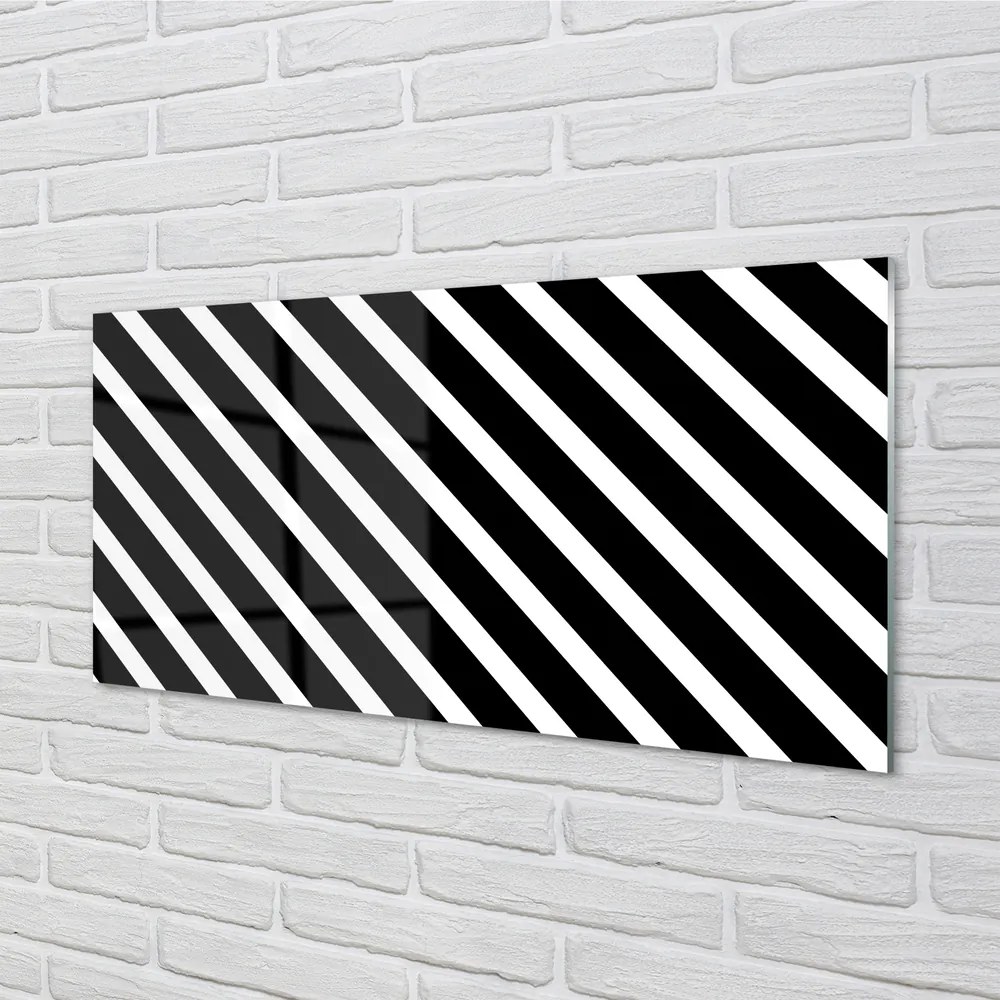 Nástenný panel  zebra pruhy 125x50 cm