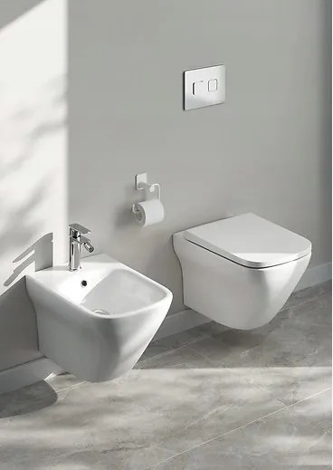 Cersanit Larga Square, závesný bidet, biela, K120-012