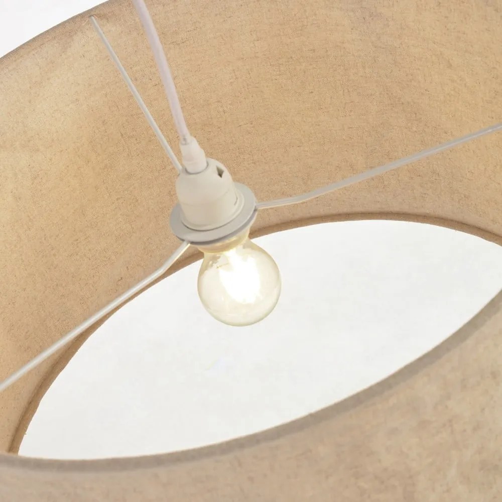 Béžové látkové tienidlo ø 50 cm Mariela – Kave Home