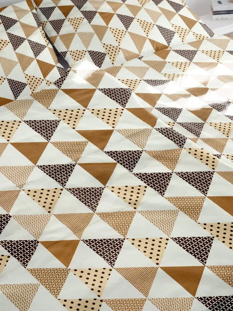 Polášek Bavlnené obliečky LENKA - Béžová | 140 x 200 cm / 70 x 90 cm