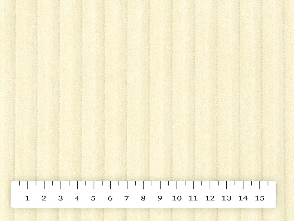 Biante Dekoračná obliečka na vankúš Minky menčester MKM-009 Svetlo vanilková 40 x 40 cm