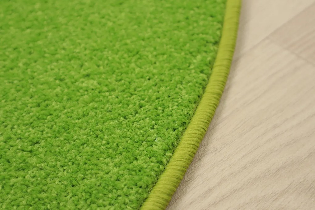 Vopi koberce Kusový koberec Eton zelený 41 guľatý - 120x120 (priemer) kruh cm