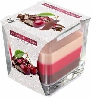 Sviečka v skle Dúha Čerešňa, 170 g