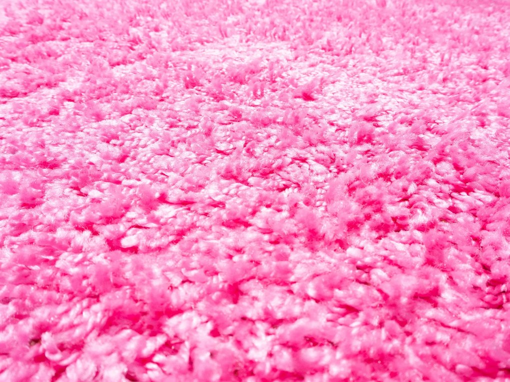 Mono Carpet, Kusový koberec Efor Shaggy 7182 Pink, 60x115, ružová, detská izba