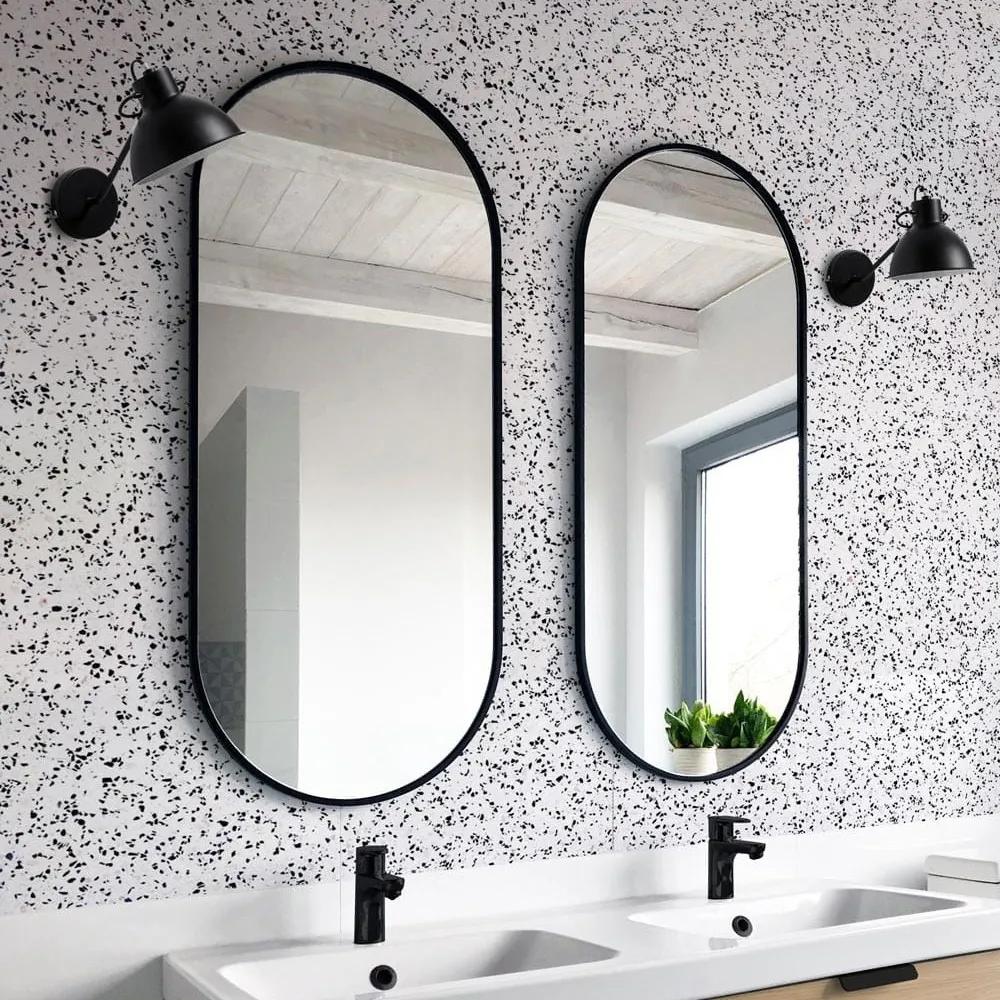 Zrkadlo Ambient Slim Black Rozmer: 40x150 cm