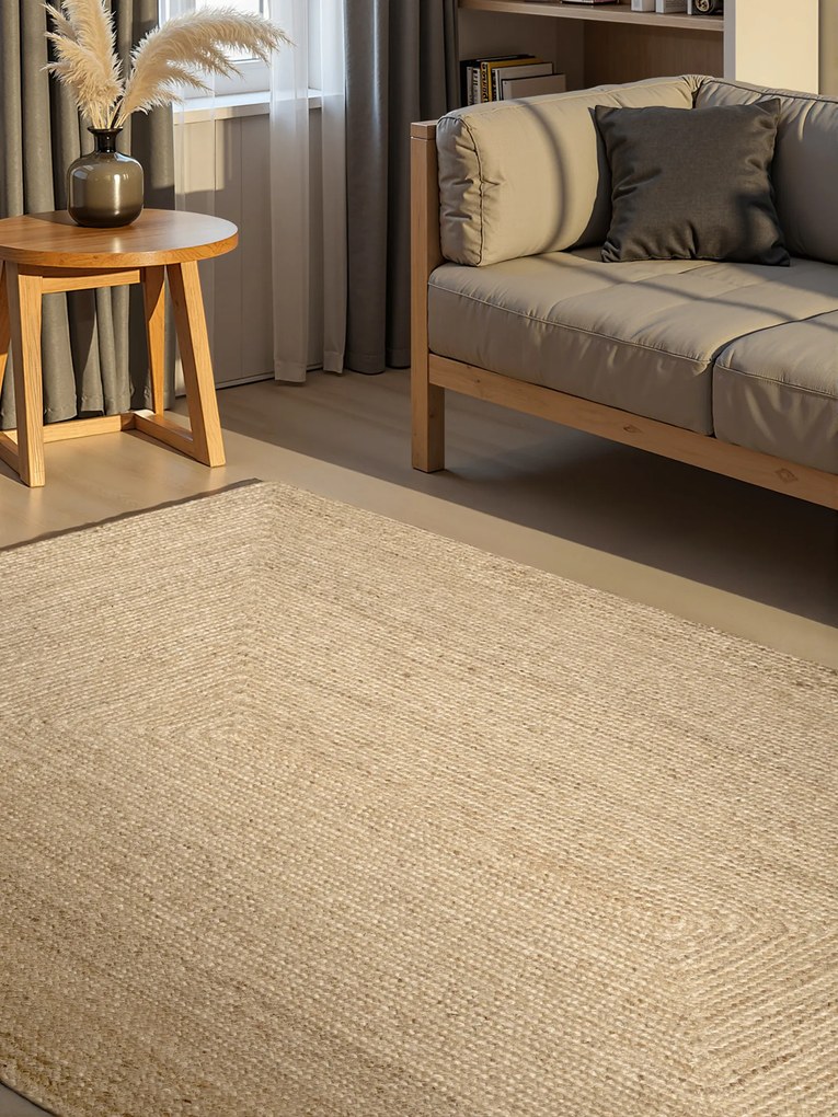 Hanse Home, Kusový koberec Juno 106222 Beige, 60x90, béžová, chodba / predsieň