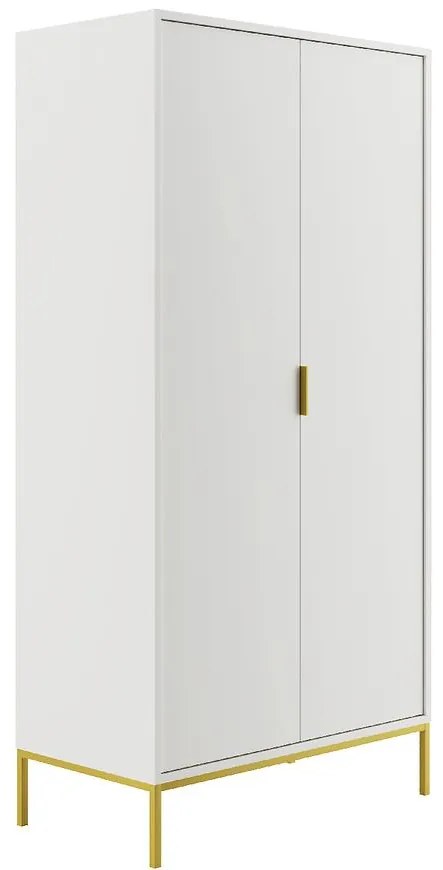 Skriňa Austin Biela/Zlatá