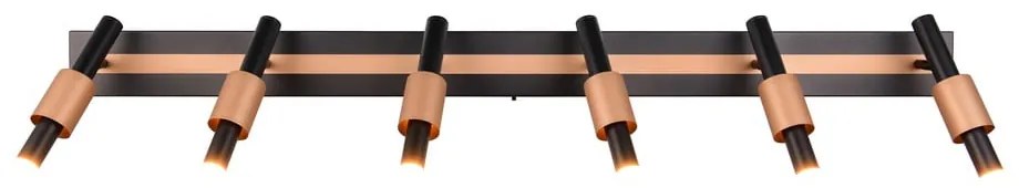 Čierne/v bronzovej farbe LED bodové svietidlo 20,5x120 cm Ikaris – Trio Select