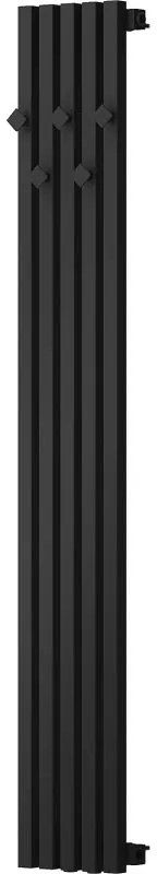 Mexen, Mexen Flux dekoratívny kúpeľňový radiátor 1500 x 240 mm, 450 W, čierny - W127-1500-240-00-70