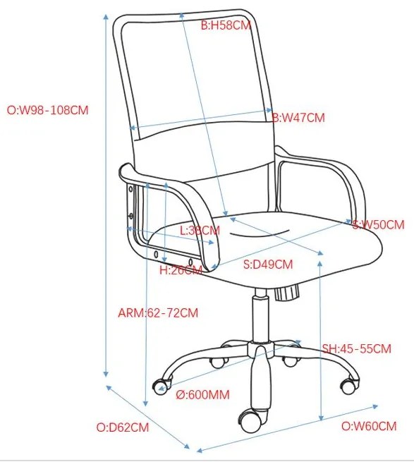 Kancelárska stolička PRIMA