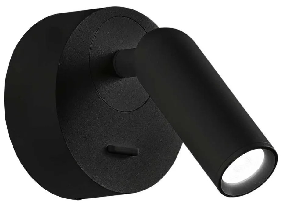 Ideal Lux - LED Nástenné bodové svietidlo BEAN LED/3W/230V CRI 90 čierna