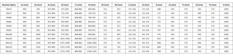 Mexen, Mexen Mist L Duo výklopný sprchový kút 90 x 90 cm, čierny rám - 8A4L-090L-090P-70-70