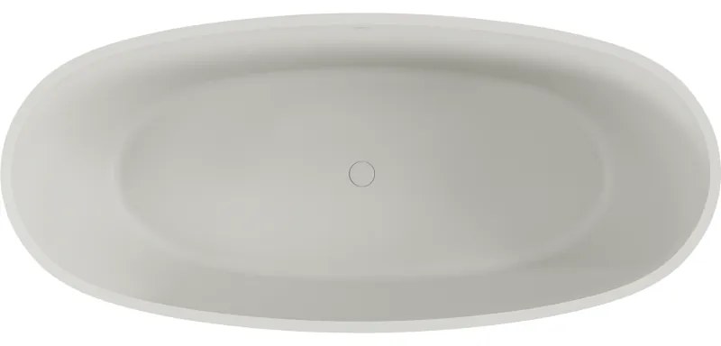 Mexen Torino, voľne stojaca vaňa z konglomerátu 155x78 cm, betónová matná, 57271557861