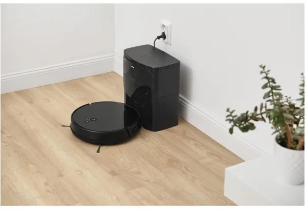 Sencor-Robotický vysávač s mopom 2v1 16W/2600 mAh Wi-Fi čierna + diaľkové ovládanie