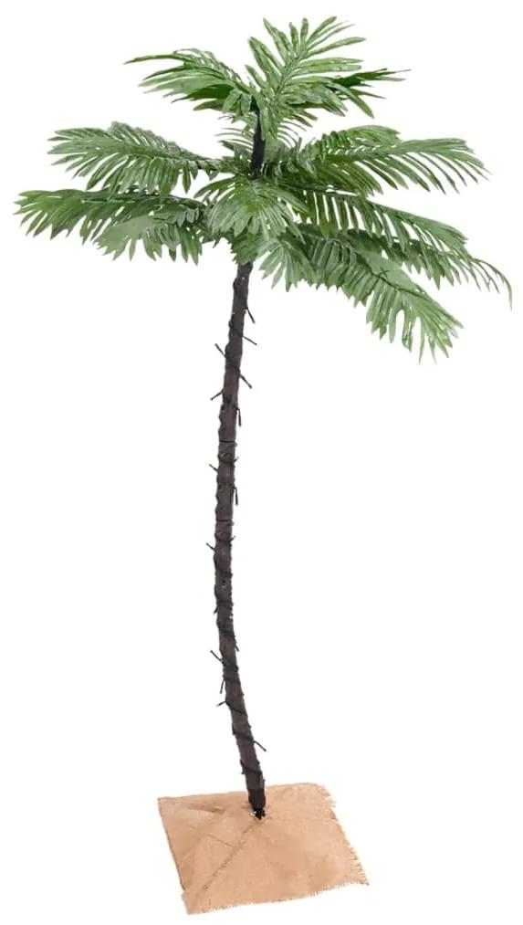 vidaXL LED strom s dizajnom palmy 88 teplých bielych LED 150 cm