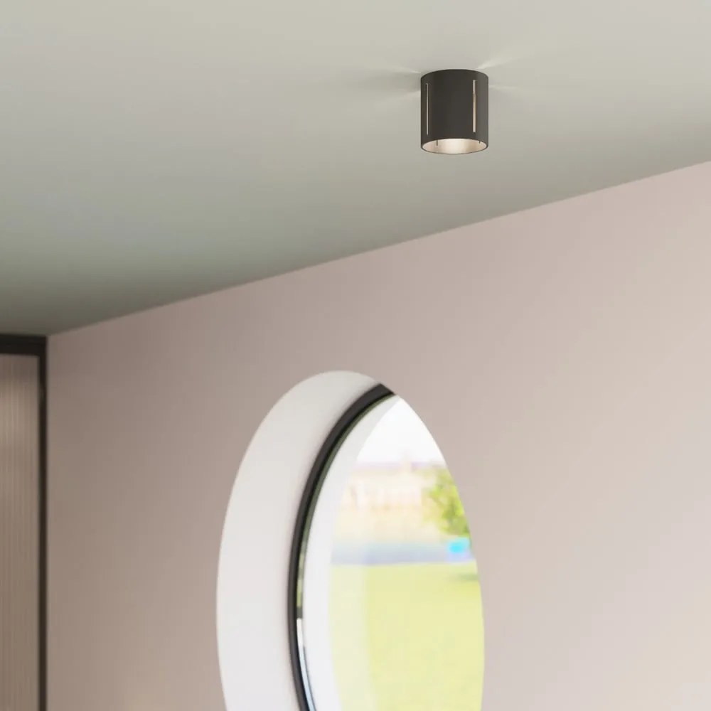 Čierne nástenné svietidlo Vulco – Nice Lamps