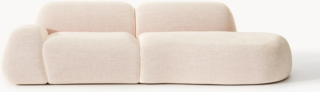 Modulárne buklé ležadlo Wolke (3-miestne)