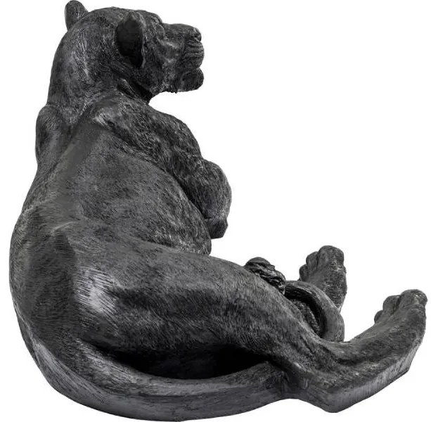Lion dekorácia čierna 113 cm