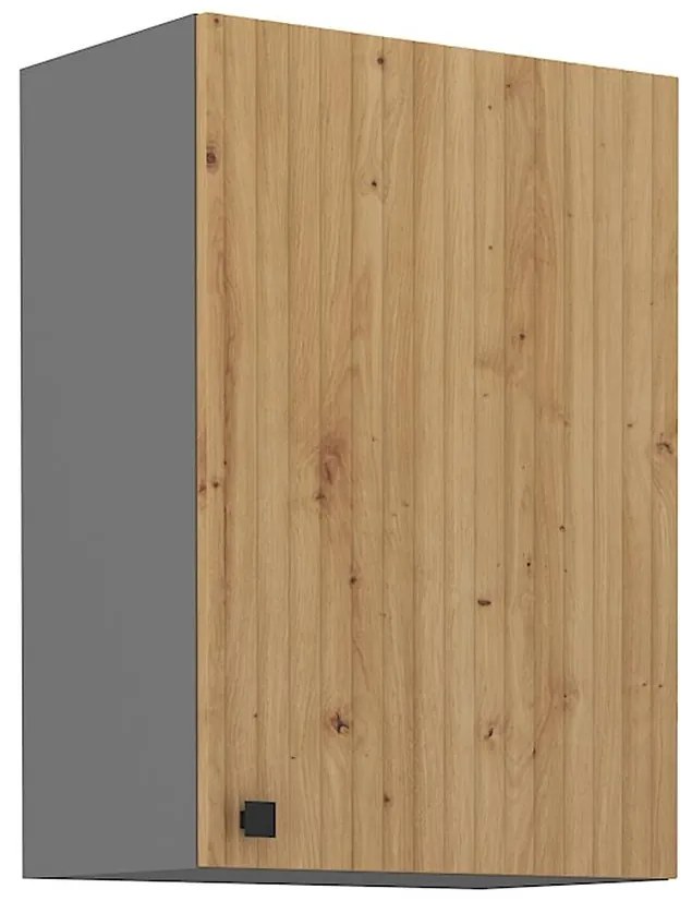 Kuchynská skrinka AVA dub artisan/antracitová 50g-72 1f