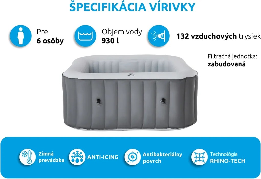 Mspa | Vírivý bazén MSPA Mist LS062-GR | 11400313