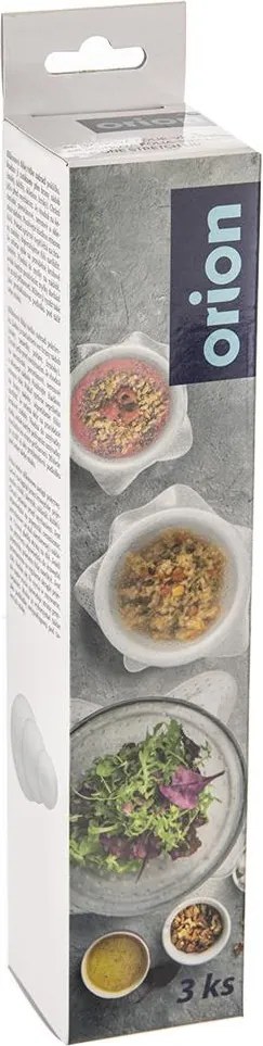 Orion Silikónové náhrady viečok a pokrievok na sklenené nádoby, 3 ks, 15 cm, 20 cm, 26 cm