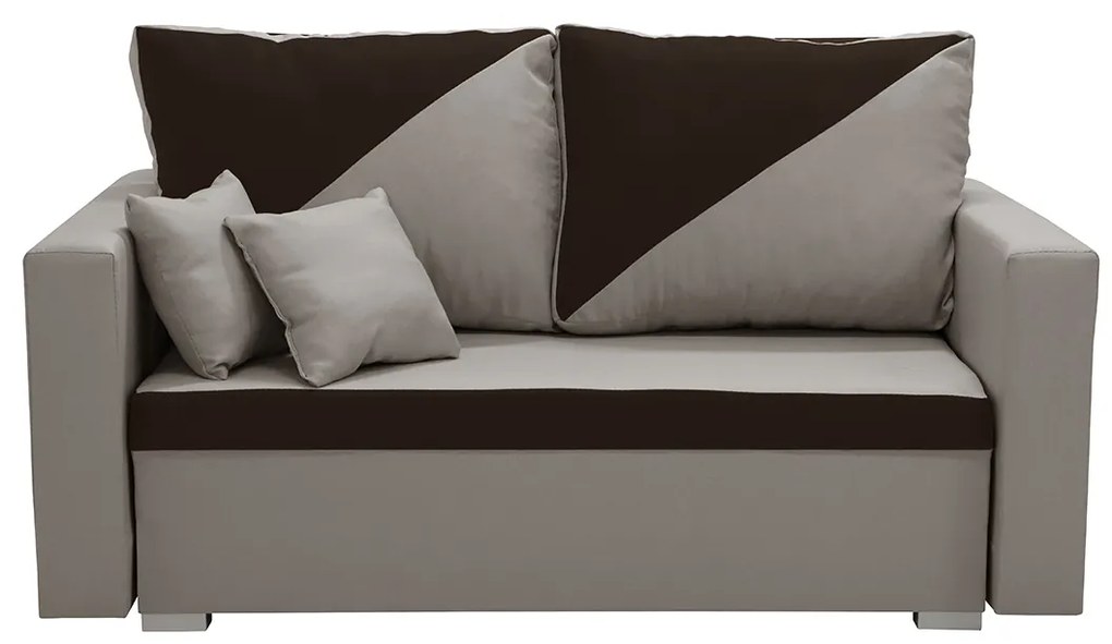 Dvojmiestna rozkladacia pohovka ASTRA2 Svetlo hnedá/tmavo hnedá