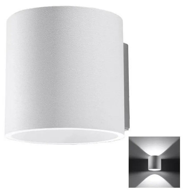 Sollux SL.0050 - Nástenné svietidlo ORBIS 1 1xG9/40W/230V biela