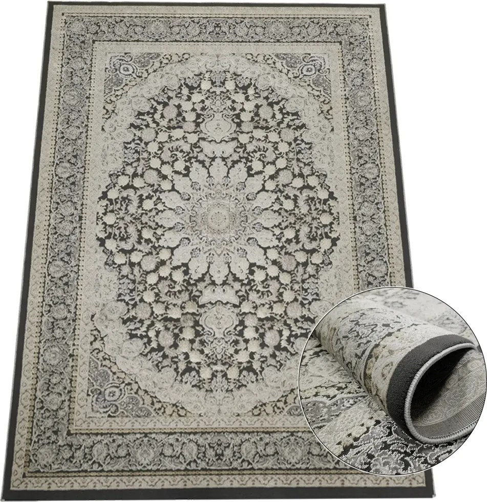 Koberec Deluxe 9092 béžový s orientálnym vzorom – obdĺžnikový Rozmer: 160x220 cm