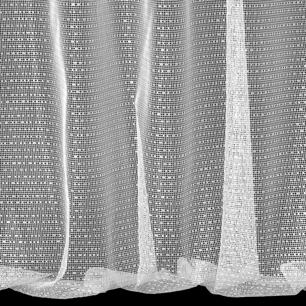 ZÁCLONA NA KRÚŽKOCH KATRIANA 400X250 CM BIELA
