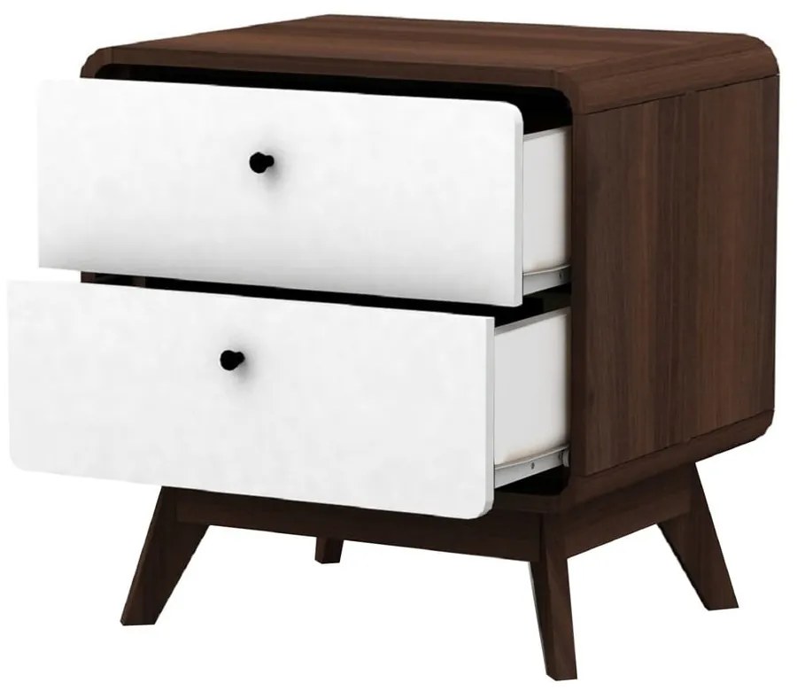 Biely nočný stolík Cassie - Støraa